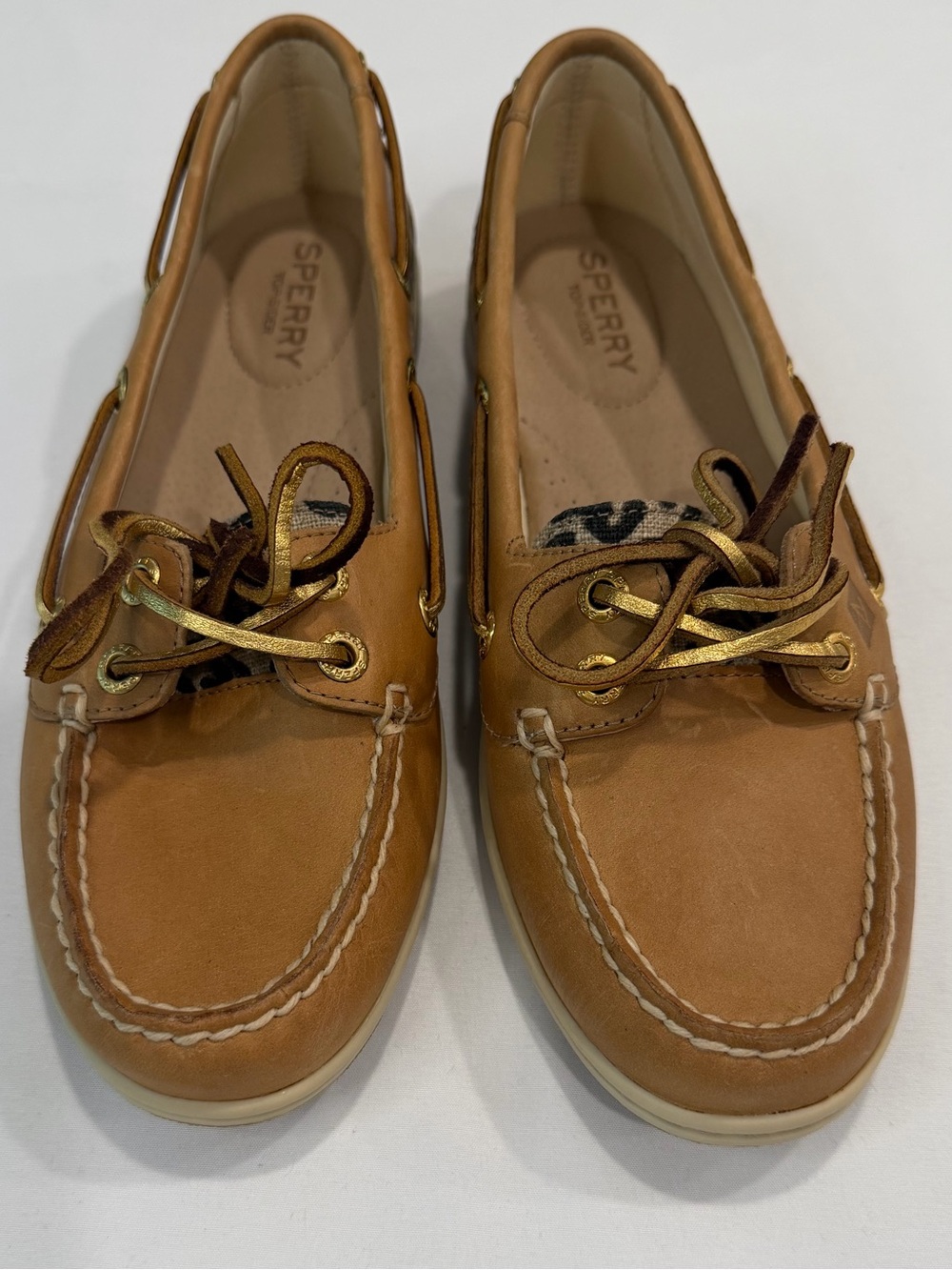 Sperry Women's Chestnut Leather Boat Shoes